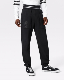 Converse Twisted Varsity Pant Férfi Nadrág Fekete | DEFLWHZ-HU